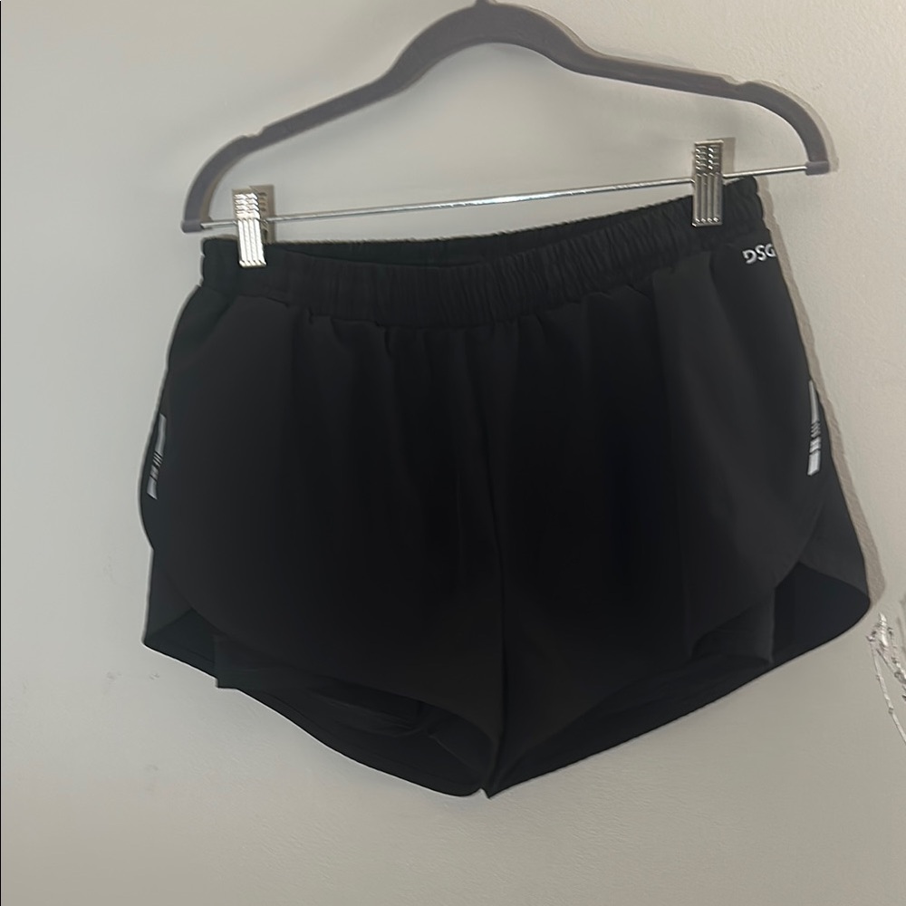 DSG Performance Mid-rise Stride Woven Running Shorts, Sz M